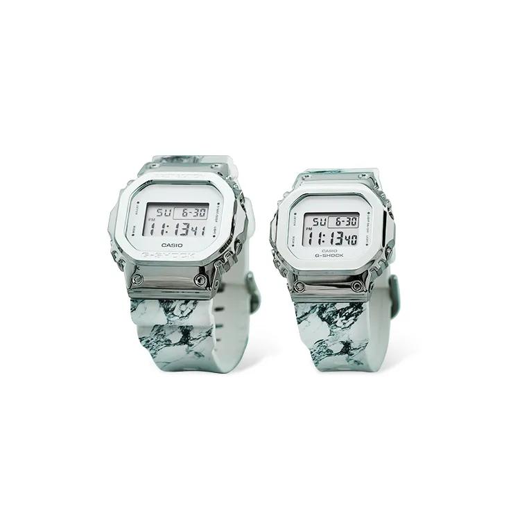 CASIO Unisex Full Metal Series White Watch GM-5600MAC-7PR (Unisex) Japanese Korean Watches GM 5600MAC 7PR