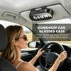 CLRJ1 Car Sunglasses Storage Box Glasses Holder Sun Visor Glasses Case For BMW Performance X1 M3 M6 F01 F02 E34 E36 E60 F10 F20 X6