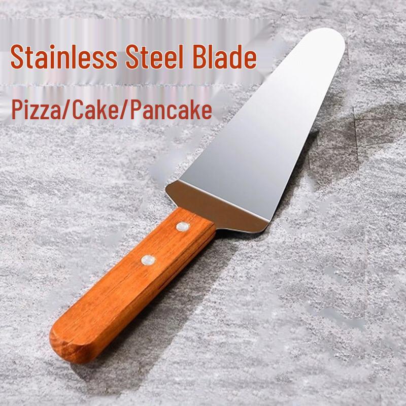 Abay Stainless Steel Wood Handle Spatula Set