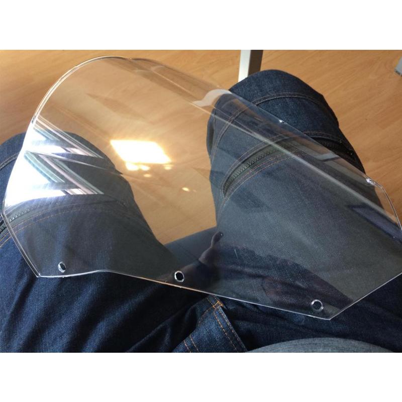 Windscreen For 2007 2008 2009 2010 Yamaha FZ6 S2 600 Fazer FZ-6 FZ 6 Wind Screen Deflectors Windshield Smoke Iridium