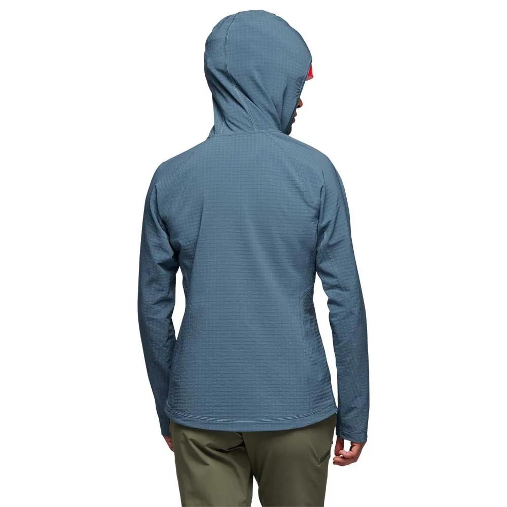 Black Diamond Kapuzenpullover mit Reißverschluss Coefficient Storm