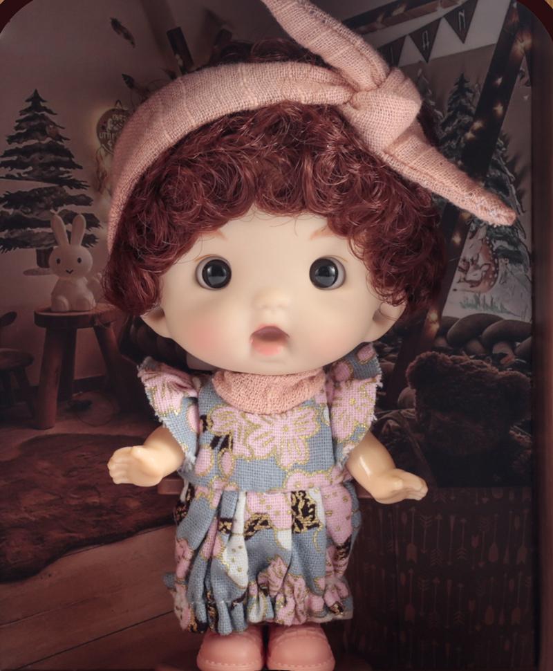 10Cm Mini Bjd Doll Ob11 Dolls 1/12 Cute Surprise Toy Dolls For Girls Kawaii Face Ob11 Body Doll Bjd Doll Full Set For Kids Gift