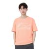 Li Ning Sports Lifestyle Series Logo Print Crew Neck T-Shirt Men Tops AHSSA51-3