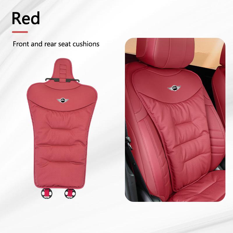 Coussin de siège respirant en peluche Velours Autocollants de housse de siège arrière Pour MINI Cooper One S JWC R55 R56 F56 R57 R58 R59 R60 djpxh44