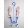 Sawafuji Glove Drying Rack, Light Blue, Made in Japan, with Clothes Drying Clothesline and Glove Hanger, Includes Pinch, Suitable for Cooking, Leather