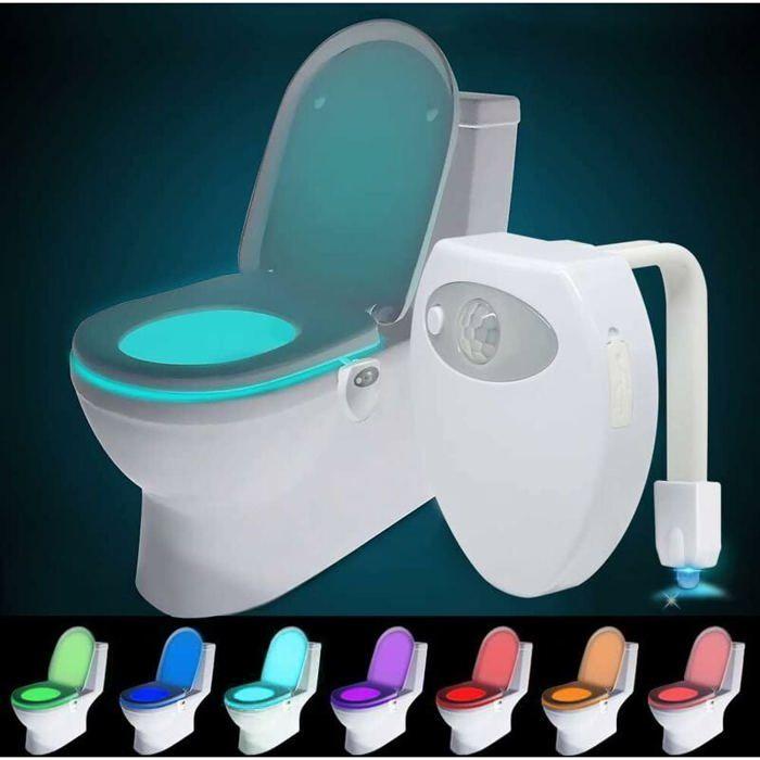 Lampe de Toilette Veilleuse - AMRINUGL - Rechargeable - 8 Couleurs - LED - Intérieur