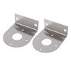Watermelon LED Light Brackets 304 Stainless Steel Mounting Brackets with Pre Drilled Holes for Trucks Pickups Trailers