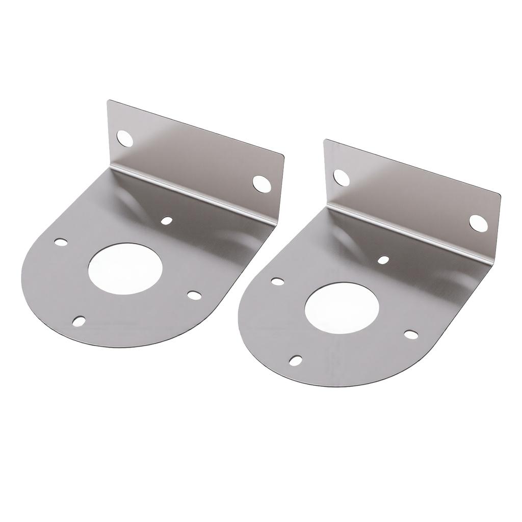 Watermelon LED Light Brackets 304 Stainless Steel Mounting Brackets with Pre Drilled Holes for Trucks Pickups Trailers