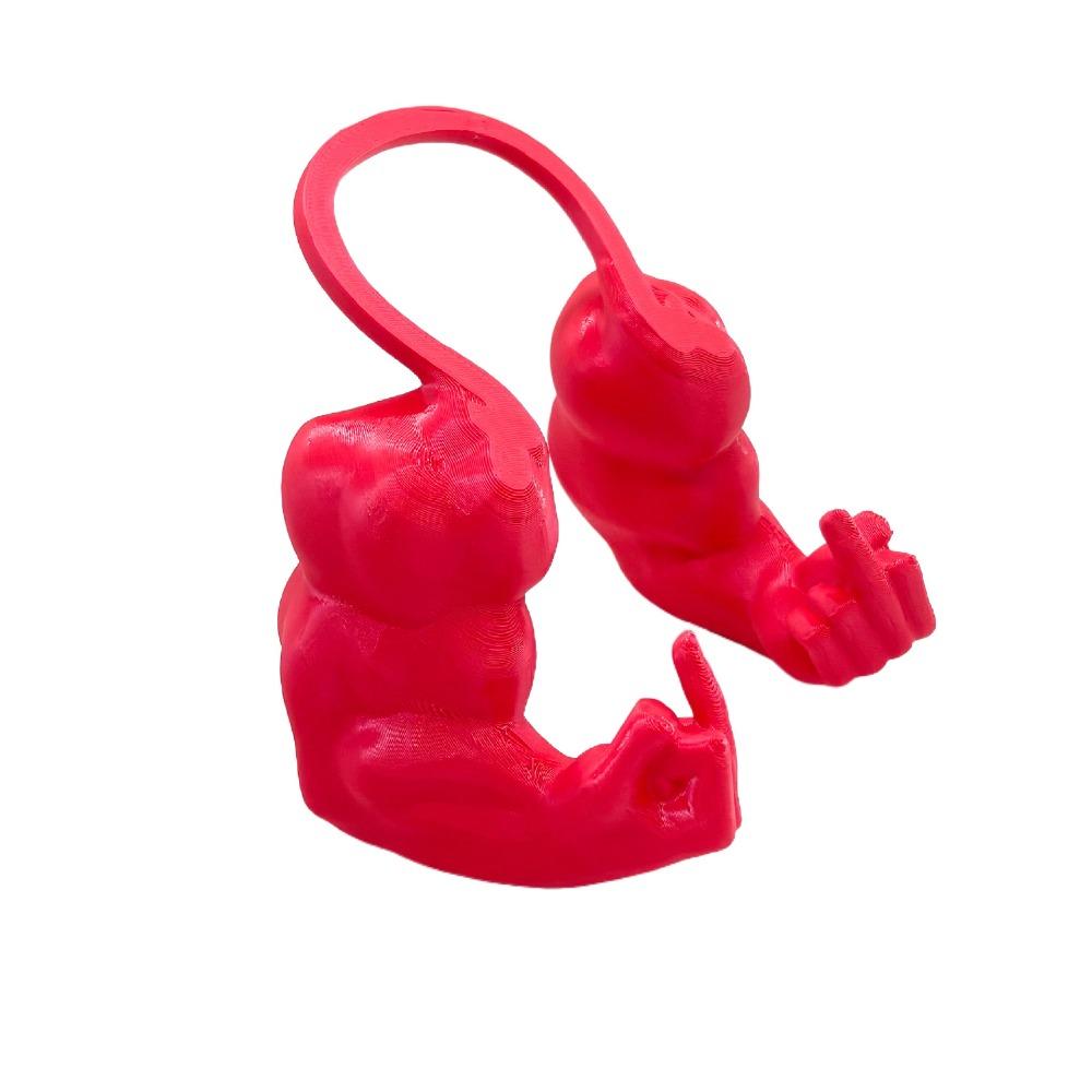 

Hot Funny Finger Cat Muscle Arms Lightweight Realistic Cat Cosplay Muscle Arms 3D Printing Cat Costume Halloween Party червоний