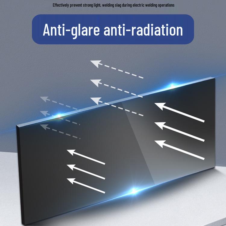 Dunkelgrüne Schweißglaslinse Schutzmaske für Argon-Lichtbogenschweißen