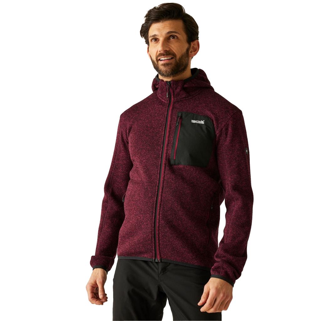 Regatta Mens Newhill Marl Full Zip Fleece Jacket
