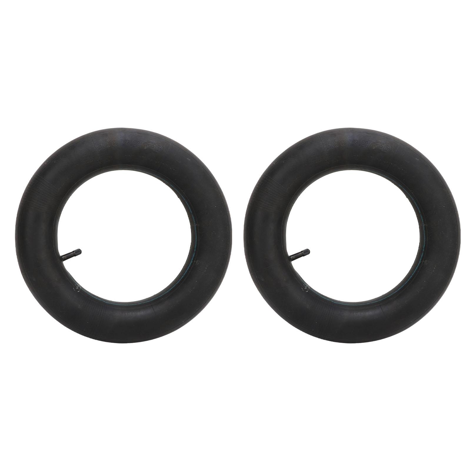 2PCS 3.00 3.25‑8 Inner Tube Heavy Duty Natural Rubber Puncture Resistance for Wheelbarrows Utility Carts Snow Blowers
