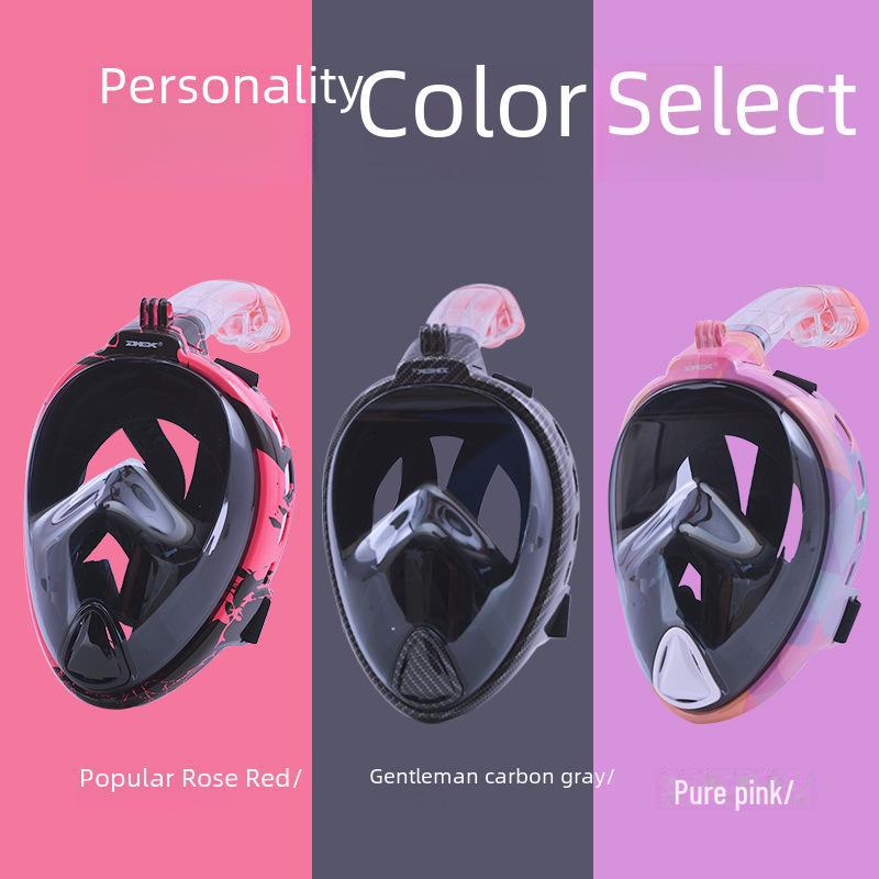 Shuaipu Full Dry Anti-Fog Snorkeling and Diving Mask with 180° Panoramic View