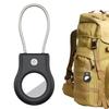 Silicone For Airtags Case Keychain For Apple Airtag Protective Cover Bumper Shell Tracker Accessories Anti-scratch