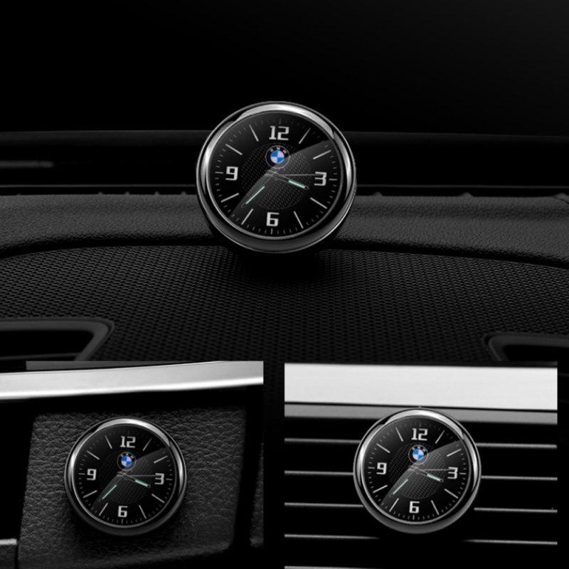 Montre à Quartz Lumineuse en Alliage de Voiture Résistante à l'Usure et aux Dommages Heure Montre Électronique Mode Voiture