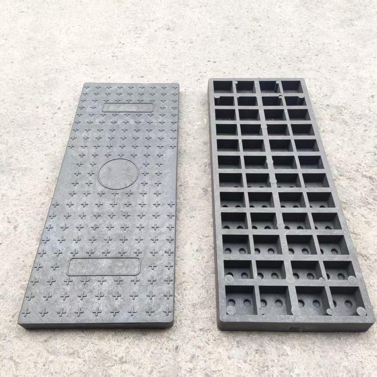 Утолщенная противоскользящая пластиковая крышка для траншеи для дренажа, кухни и игровых площадок