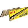 D.I.D 525VX3GBX120ZB 525VX3 X-Ring Series Chain - 120 Links - Gold