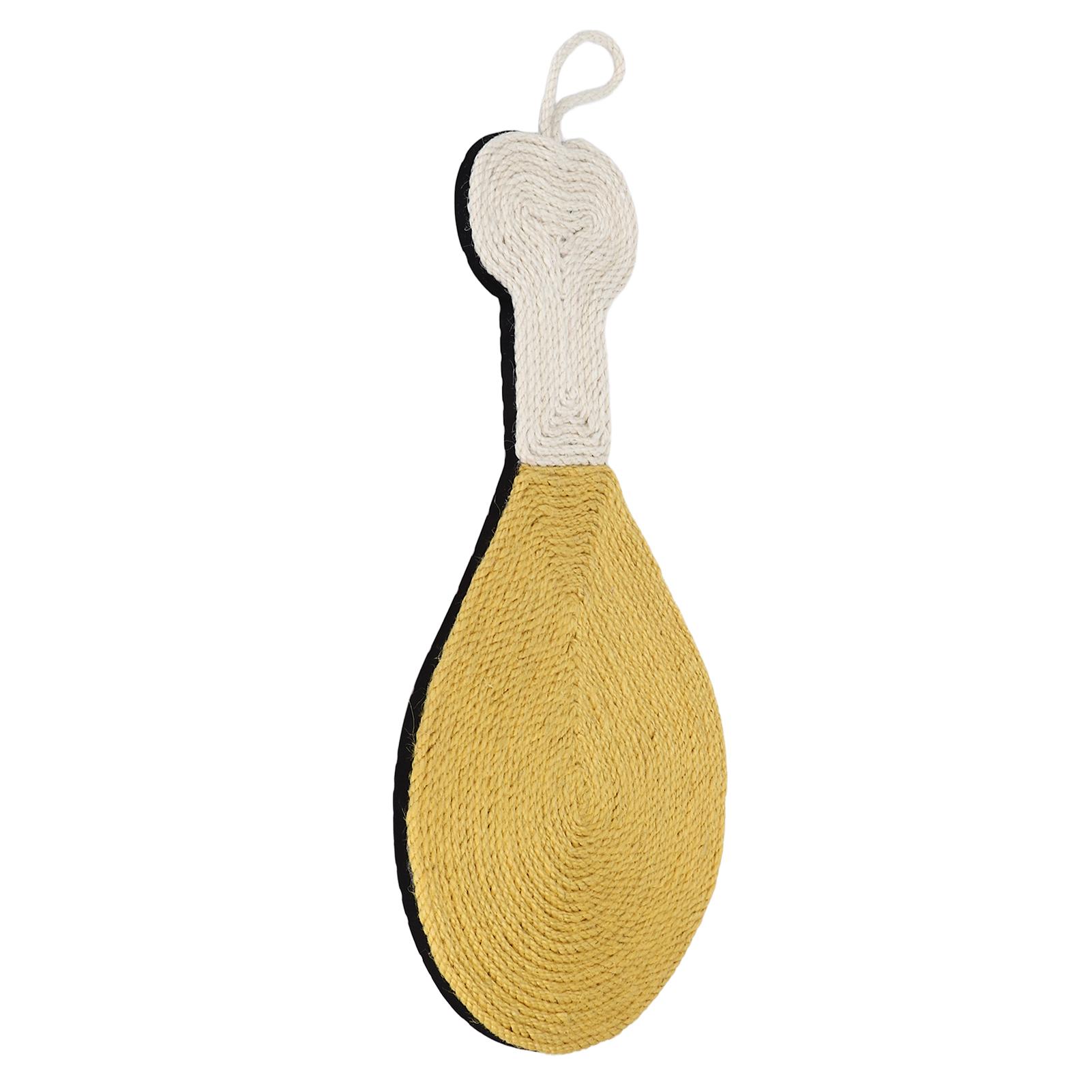

Sisal Cat Scratch Pad Chicken Leg Shaped Scratch Resistant Claw Grinding Cat Toys Protect Carpets and Sofas