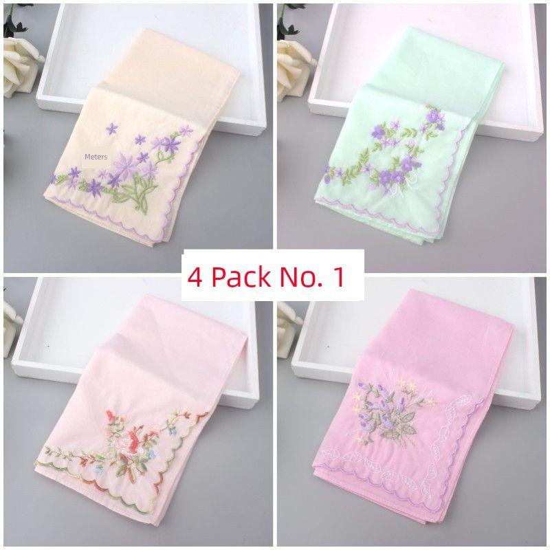 Embroidered Portable Fresh Handkerchief