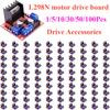 1~100Pcs L298N DC Stepper Motor Driver Board Module Motor Drive Controller Smart Robot Car DIY Electronic Accessories