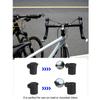 Bike Handlebar Rearview Mirror Bicycle Bar End Mirror 360 Degree Rotatable Safety Cycle Rear View Mirror with 28 32mm