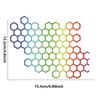 Honeycomb Open Style Motorcycle Stickers for Auto Window Body Cool Modified Tail Lights Stickers Racing Helmet Vinyl Decals