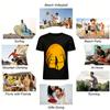 Dark Wasteland Sword Warrior Silhouette Printed T-Shirt Pure cotton T-shirt