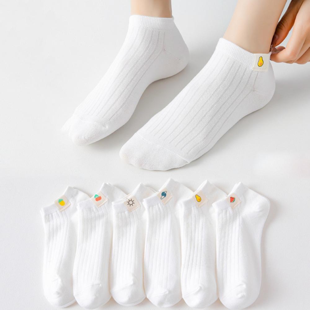 

Fruit Pattern Decor Ankle Low Sock Cute Boat Socks Comfortable Tube Socks Summer watermelon