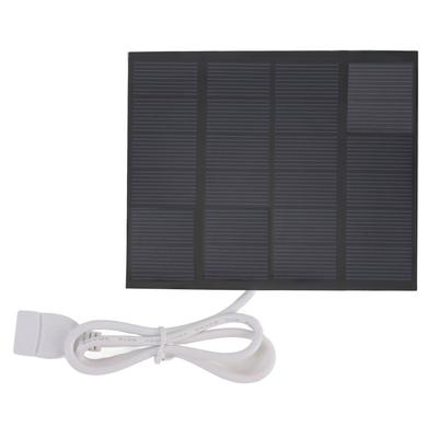 Solar Charger Panel 1.5W 6V USB Interface High Efficiency Multifunctional Portable Solar Charger