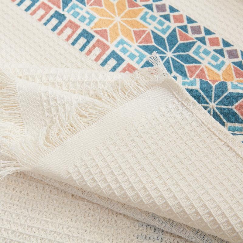 Cotton Sofa Cover Cloth, Four-Season Universal Seat Cushion, Nordic Simple Non-Slip Blanket, Sofa Cover All-Inclusive Cover Towel