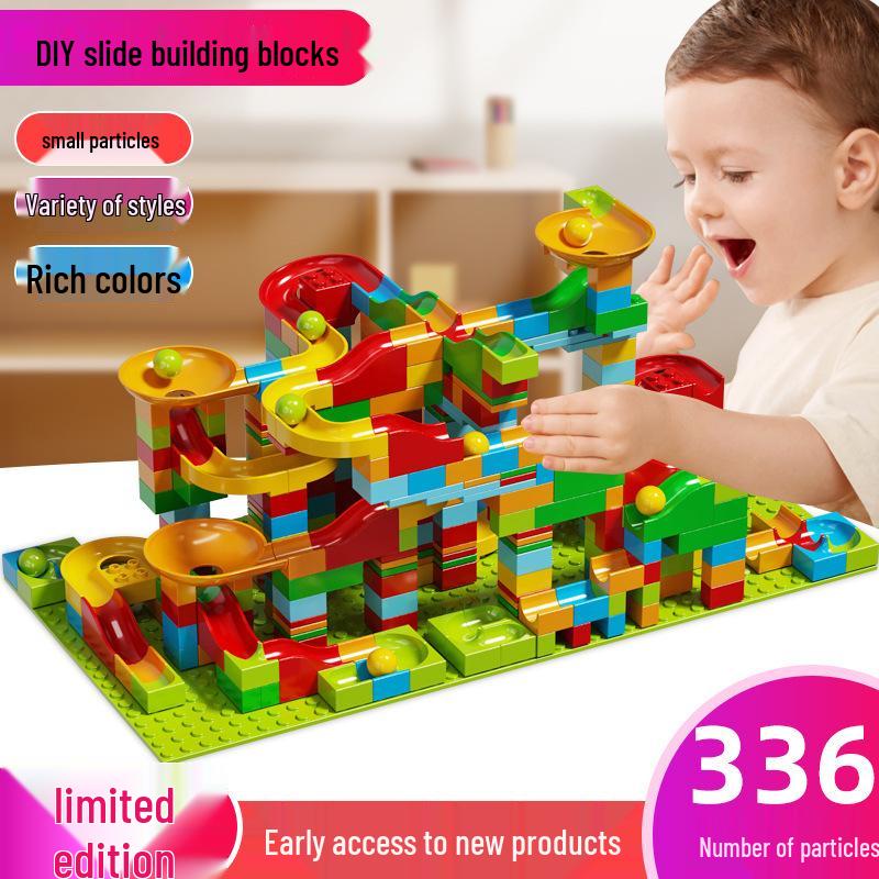 

Large Particle Building Blocks for 3-6 Year Olds - Compatible with Lego, DIY Educational Toy Set for Early Childhood Development