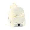 Corduroy Backpack With Bear Detail Generous Storage Space School Bag Casual Daypack for Student and Teens