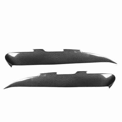 1 Pair Front Headlight Eyelid Carbon Fiber Headlight Eyebrow Cover Replacement for Mazda MX?5 NC2