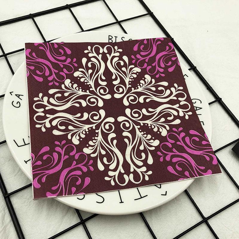 

Одноразовые салфетки для вечеринок, двухслойные, 20 шт./упак., узоры «Свежий лес» 20Pcs