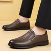 Fashion Autumn New Designer Loafers for Men Solid Color Fashion Business Leather Shoes Male Soft Sole Wear-resisting Casual Shoes Man