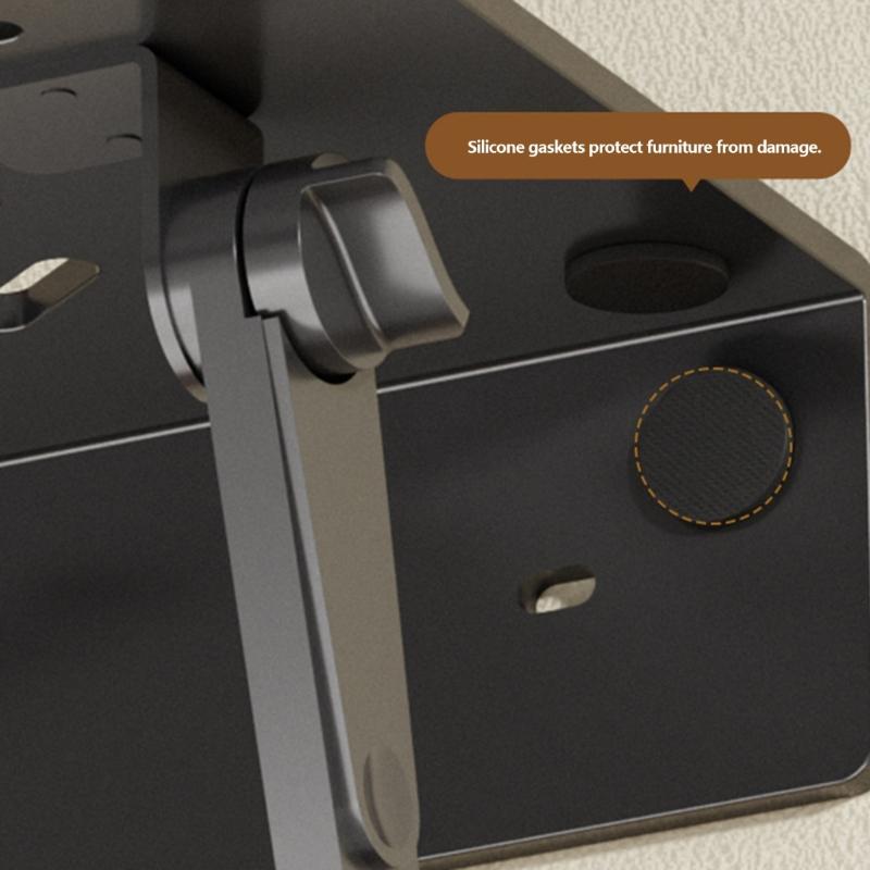 Multiangle Adjustable Projector Bracket Shelf Not Need To Drill Hole Perfect For Living Room And Conference Room Setups