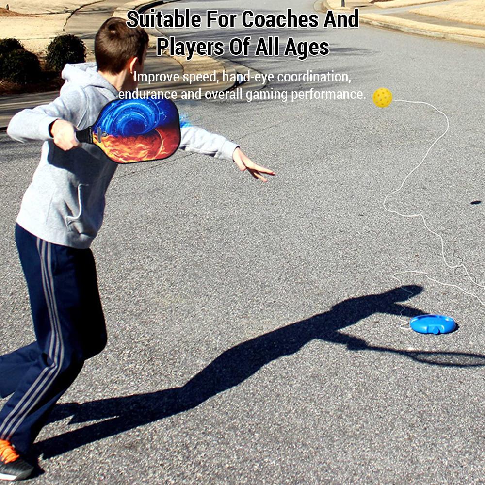 Match Buddy Pickleball Trainer Portable for All Skill Levels Single Player Pickleball Trainer