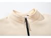 Sitong Island Thick Fleece Stand Collar Zipper Hoodie for Men