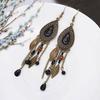 Bohemian Ethnic Tassel Earrings - Tribal Style for Holiday Travel Photography