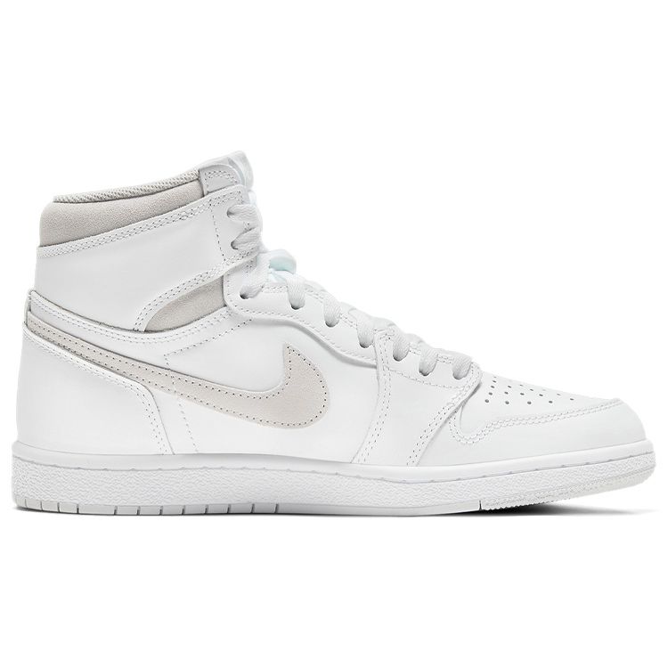 Air Jordan 1 Retro High 85 OG Neutral Grey Unisex Sneakers White BQ4422-100