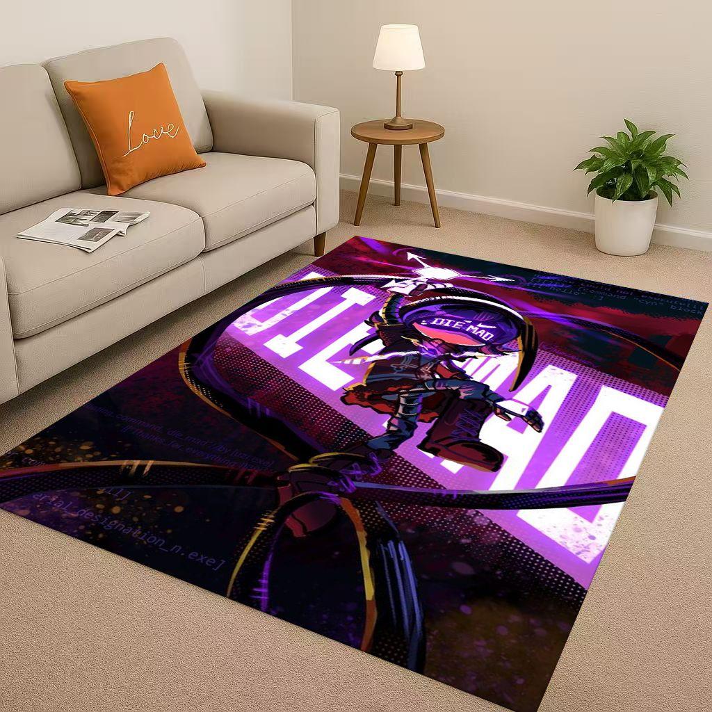 

3D Cartoon Murder Drones V Uzi Robot Living Room Non-Slip Area Rug Soft Carpet for Bedroom Playroom Sofa,Easy Clean Home Doormat 40x60cm