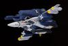 PLAMAX Super Dimension Fortress Macross: Do You Remember Love? PX08 1/72 VF 1S Strike Fighter Valkyrie Skull Leader 1/72 Scale Assembled Plastic Model