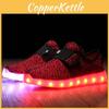 Stylish Unisex Led Light Up Sneakers For Kids With Breathable Canvas Material