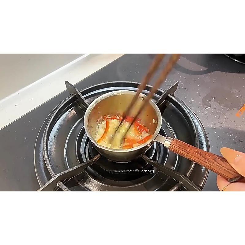 Stainless Steel Oil-pouring Pot Mini Oil-frying and Stir-frying Spoon Multi-functional for Complementary Foods
