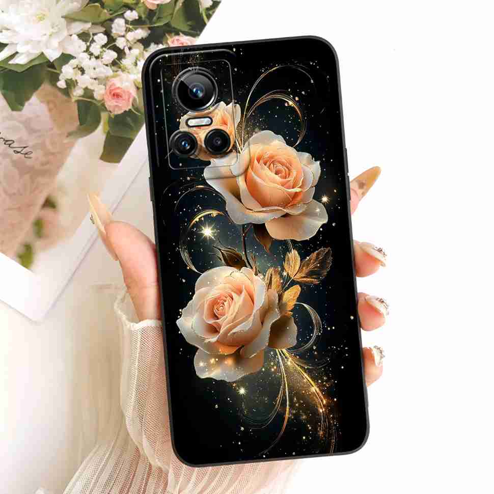 6.7" For Realme GT Neo3 5G 2022 Case Luxury Dragon Butterfly Soft Silicone Cover For Realme GT Neo 3 RMX3560 Protective Shell