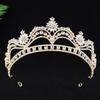 European & American Bridal Rhinestone Queen Crown Headdress for Photography & Birthdays