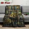 Underwater Fish Collection 2D Flat Pattern Flannel Blanket, High quality All Seasons, Home Decor, Warmth and Comfort, Perfect for Christmas Gifts.