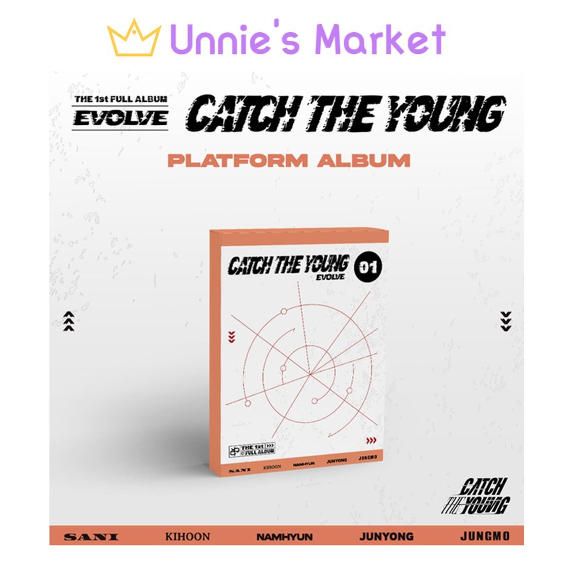CATCH THE YOUNG [EVOLVE] 1-й альбом (ПЛАТФОРМА АЛЬБОМ) + Бесплатный подарок Platform ver. (CD X)