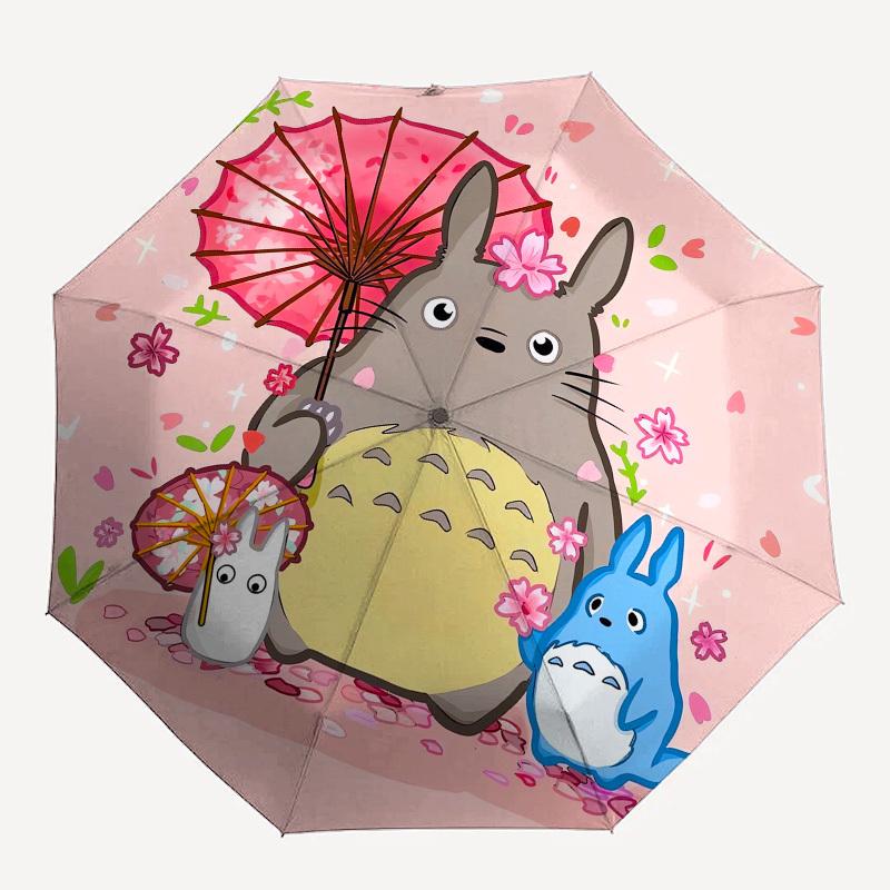 1pc Totoro Friends Spring Flowers Suitable for All Seasons UmbrellaFP139