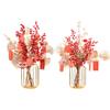 Flower Basket Ornament Year Table Centerpiece for Thanksgiving Scene Home Living Room Decor ,